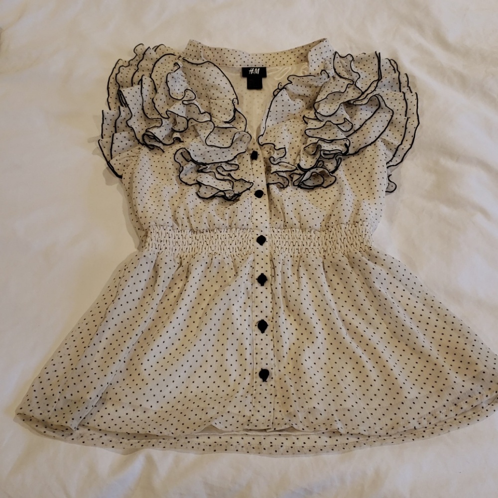 ruffle blouse
